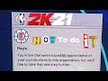 NBA 2k21 MY Career- How to sign free agents