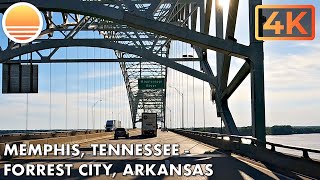 Memphis, Tennessee to Forrest City, Arkansas! Drive with me!