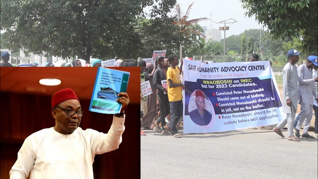 Group Strom INEC, Calls For Immediate Disqualification Of Sen Peter Nwaoboshi Over Corruption