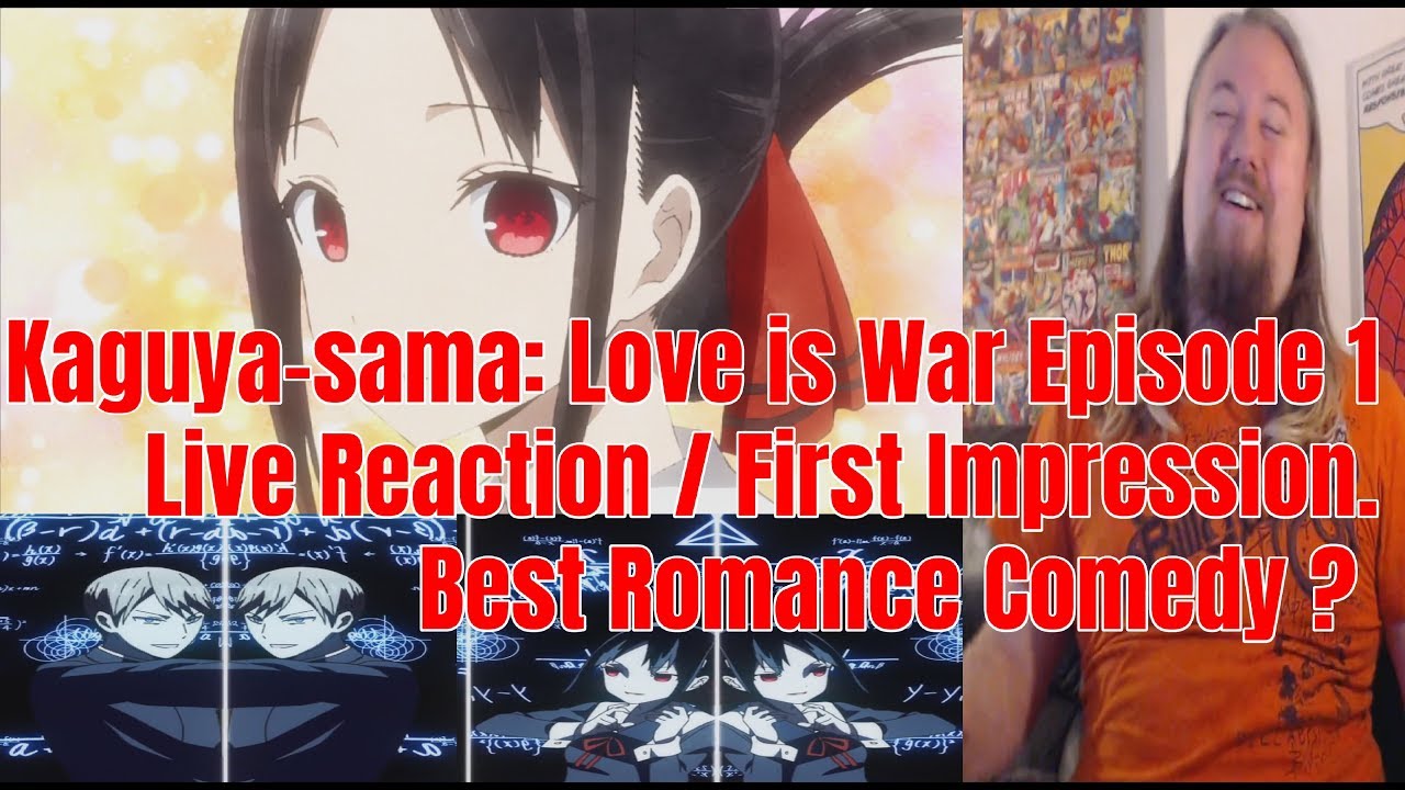 Kaguya-sama: Love is War Episode 1 Live Reaction / First Impression