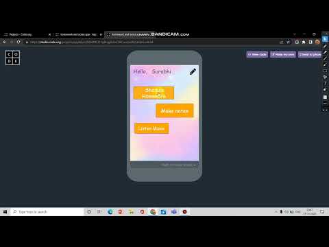 Homework and Notes App By Anushka S. Badukale 8th Java Coding