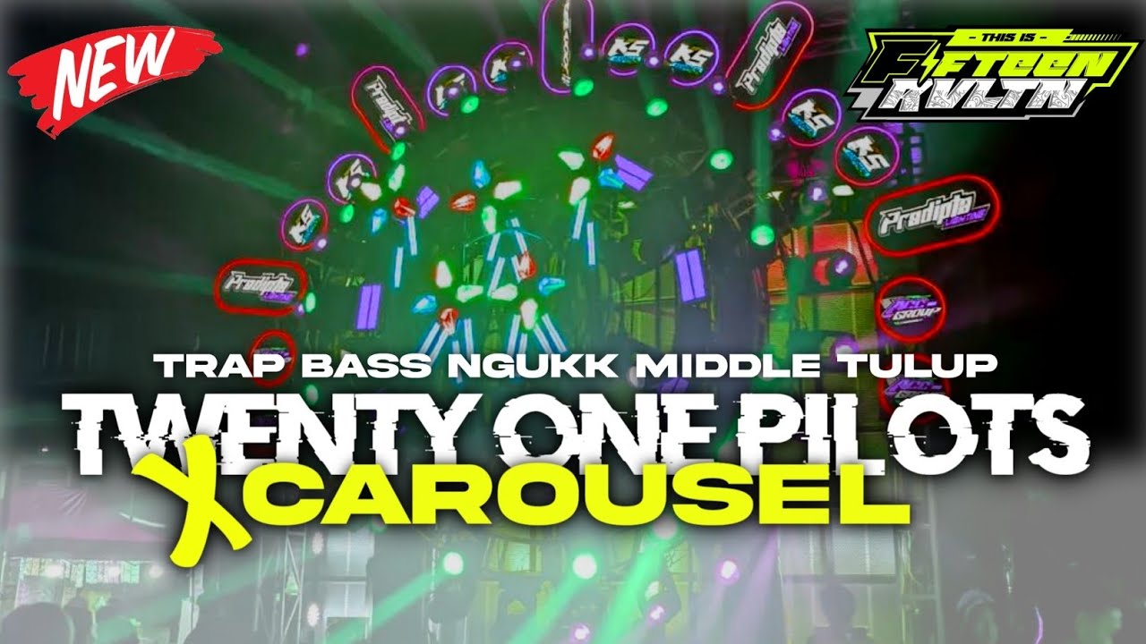 DJ TWENTY ONE PILOTS CAROUSEL MIDDLE TULUP‼️FIFTEEN REVOLUTION ‼️