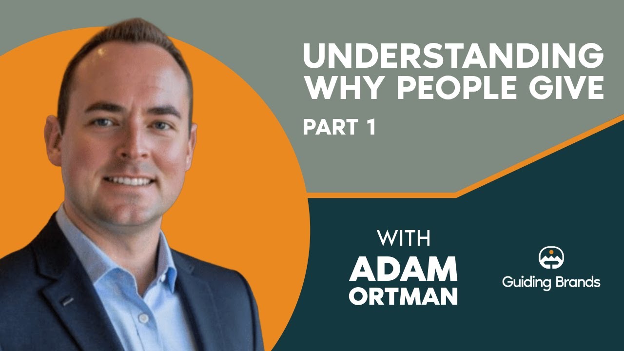 Understanding Why People Give Pt.1