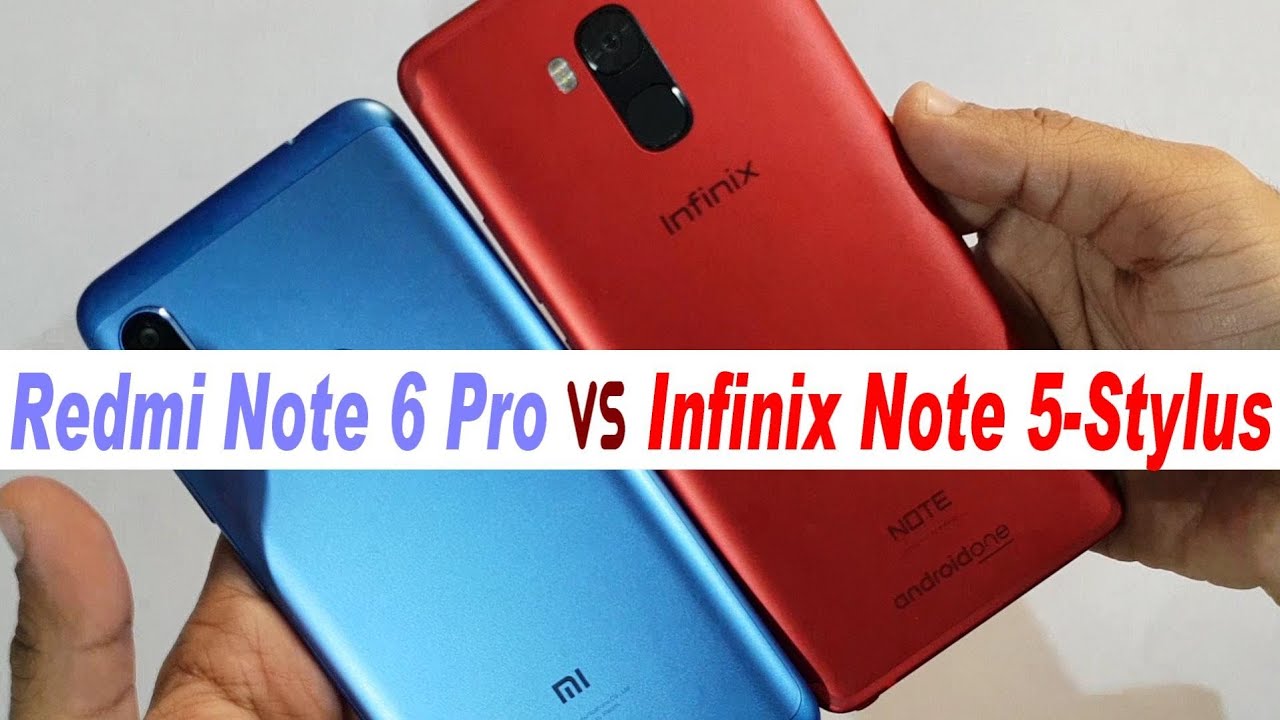 Redmi Note 6 Pro VS infinix Note 5 Stylus Speed Test ◾Camera Comparison