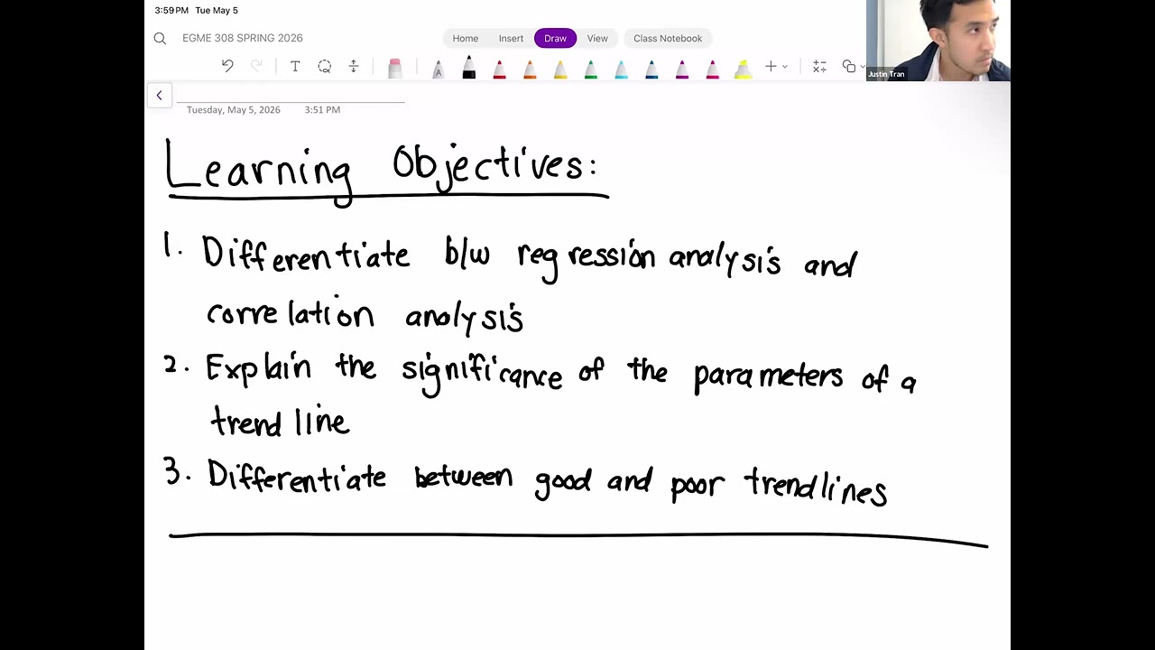 EGME 308 SPRING 2026 Week 16 Lecture 1
