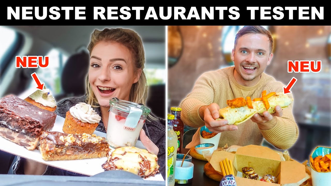 Wir essen 1 Tag in den Neusten Restaurants