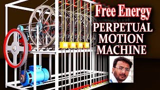 FREE ENERGY  Perpetual Motion Machine Gravity Based Automatic  How to make Machine at home DIY