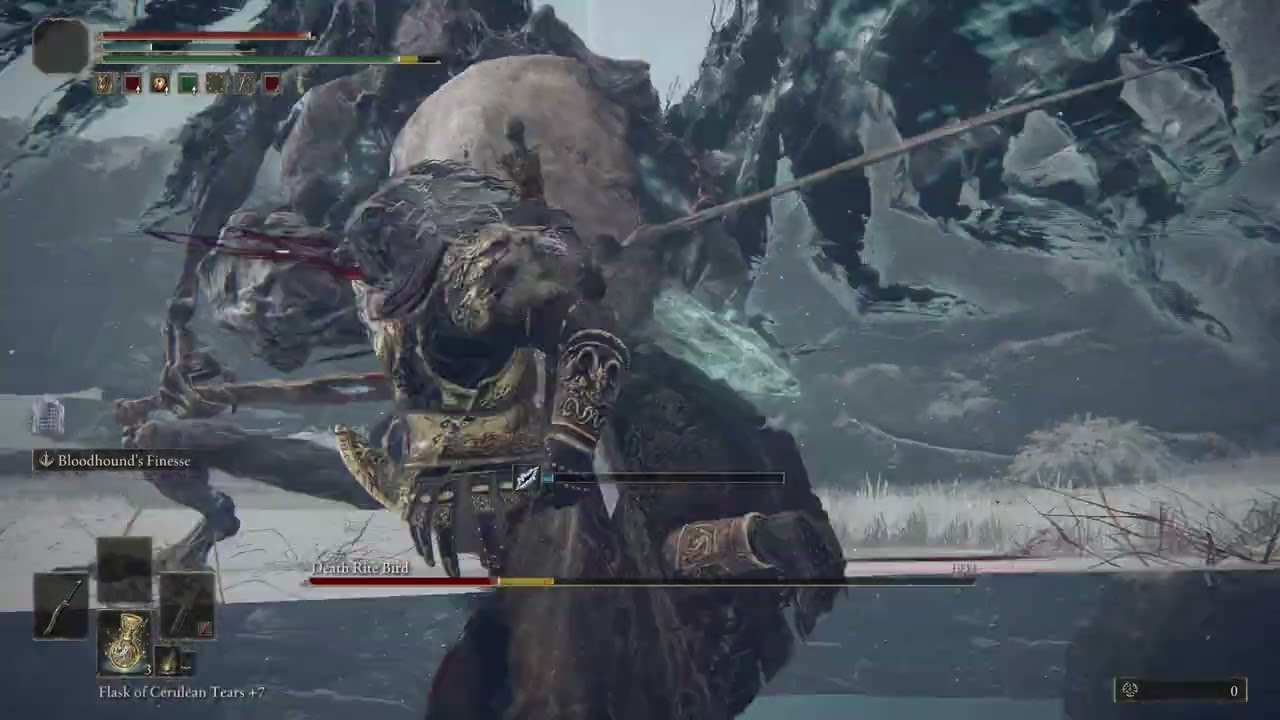 Death Rite Bird (Mountaintops of the Giants) - Melee Only (No Shield/No Summons/No Long Range)
