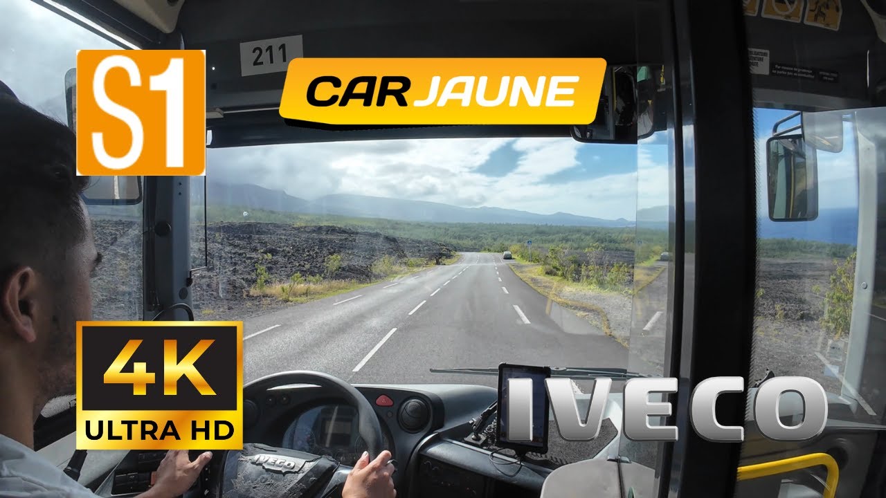 Ligne S1 Car Jaune I Saint Pierre/Saint Benoit par le Grand Brulé