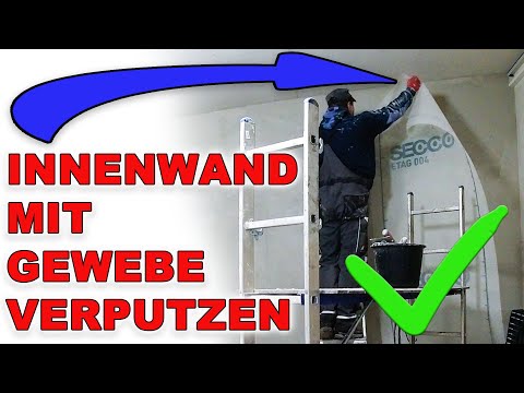 Video: Putzgewebe: Glasfasergewebe Für Wände, Aussteifende Konstruktionsmöglichkeiten Mit Einer Maschenweite Von 10x10 Mm Für Den Innenausbau