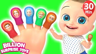 Finger Family  BillionSurpriseToys Nursery Rhymes, Kids Songs