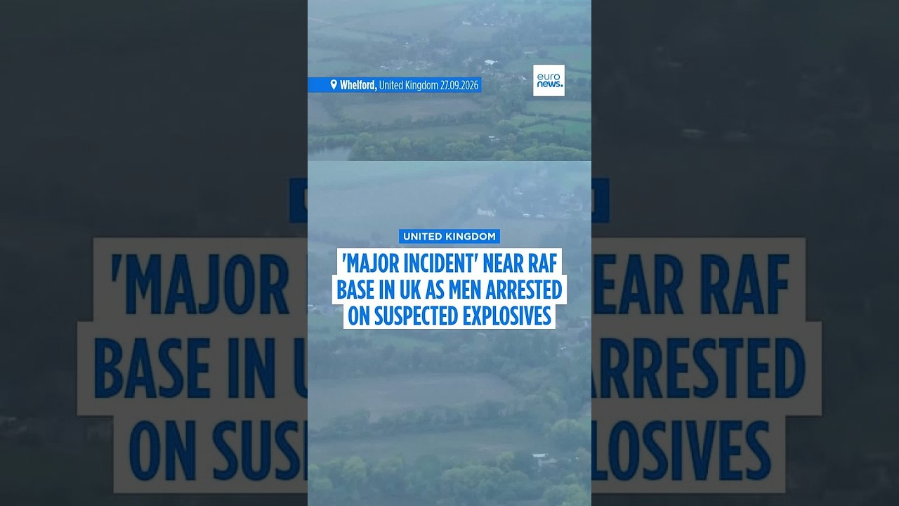 Five arrested on suspicion of preparing terrorist act after 'major incident' near UK air base