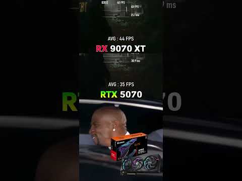 RX 9070 XT VS RTX 5070 #pcbuild #pc #pcgaming #gamingpc #gpu #graphics