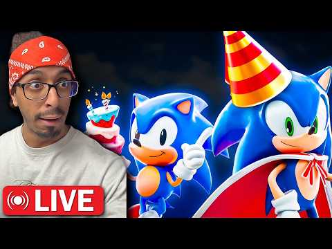 HAPPY BIRTHDAY SONIC!! 🎂🎊🥳🎁Playing Sonic games and games that Sonic is in