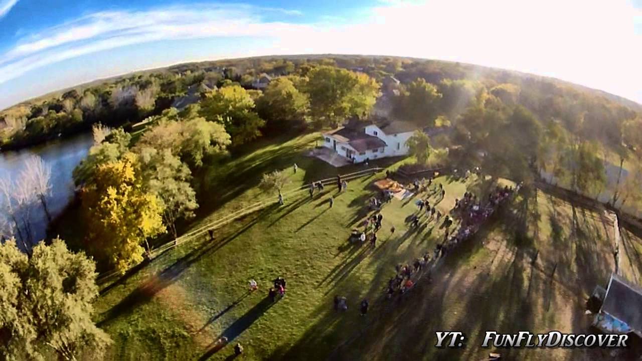 Pistakee Bay Stable Halloween 2013 A flying robot (hexacopter)  was used for filming.