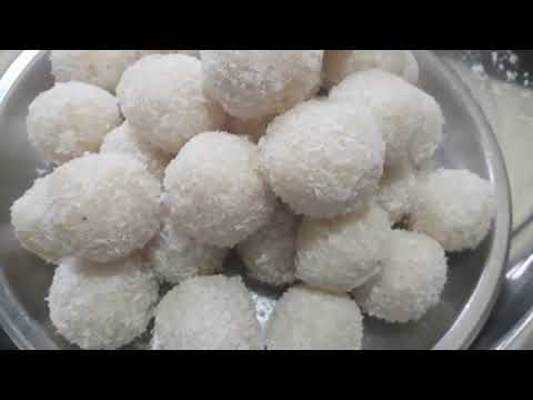 दो चीजों से बनाये नारियल के लड्डू ll  Coconut Laddu Recipe