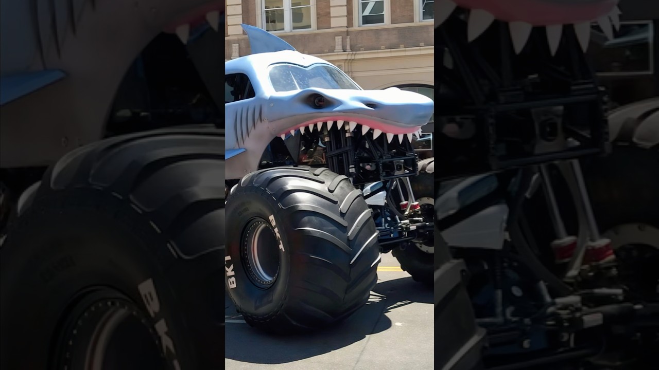 how Megalodon became a SHARK on wheels