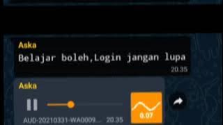 Belajar boleh, login jangan lupa - alight motion edit