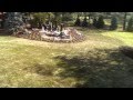 5 BASALT COLUMN FOUNTAINSCAPE wih NEW patio and outdoor kitchen  by TRD Designs