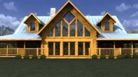 Tour the Spring Hope Custom Log Cabin | Appalachian Log Structures