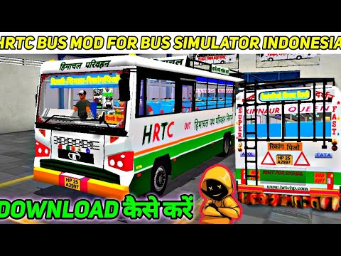 #1 How to download hrtc bus game in android device || hrtc bus mod for bus simulator Indonesia Mới Nhất