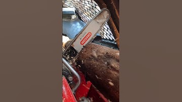 Lightning Fast Firewood Saw #shorts #fyp #firewood