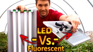 LED Grow Lights vs  Fluorescent Bulbs for Seedlings and Cuttings | ViparSpectra XS 1000 Grow Light