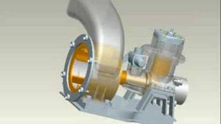 Pro-Engineer Engine Blower Running