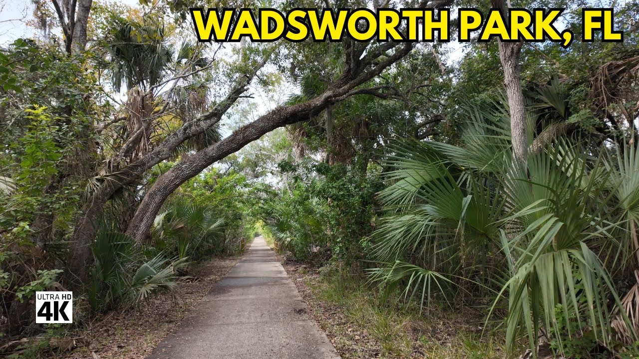 Hidden Trails & Coastal Views: Wadsworth Park to Flagler Beach Walking Tour [4K]