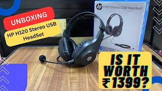 Unboxing the HP H120 Stereo USB Headset: Great Indian Sale Edition!