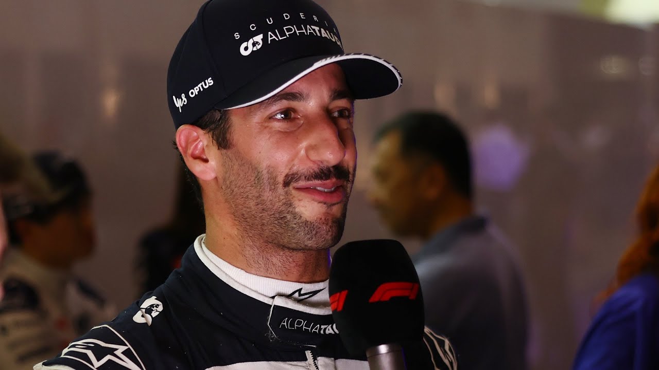 Daniel Ricciardo after the 2023 Abu Dhabi GP - YouTube