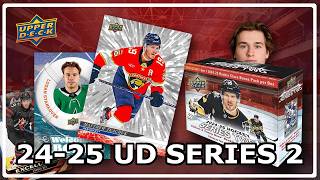 Is Celebrini hiding in here? The 2024–25 Upper Deck Series 2 Mega Box Rip