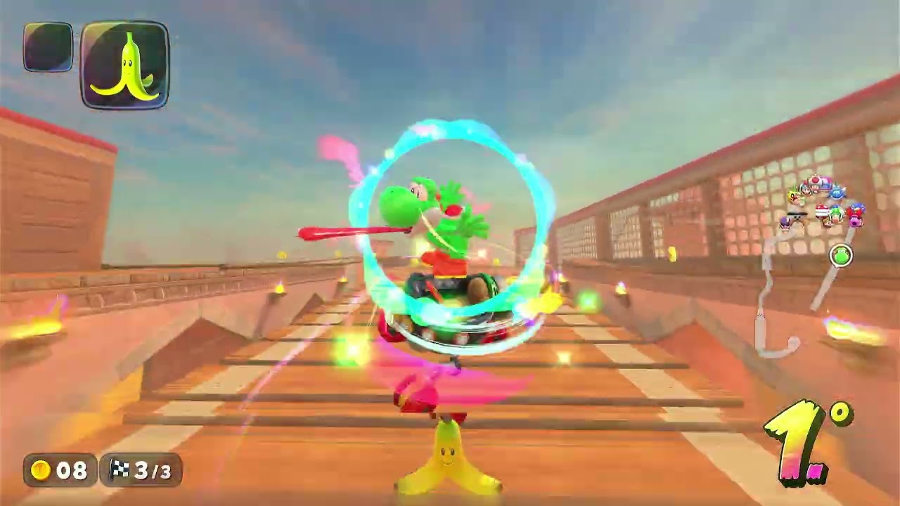 Mario kart world part 3 Grand Prix Flower Cup 150cc