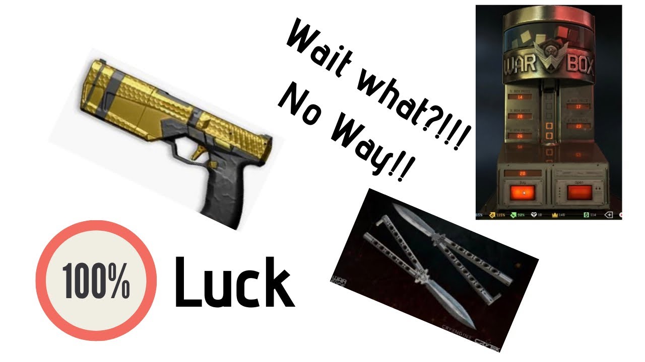 Warface: Extreme Luck GOLD GUN BOX OPENING.