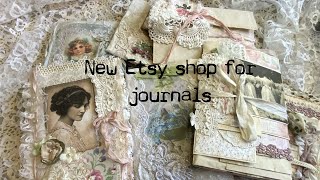 New Etsy shop for junk journal listings - Odulcina Journals - Shabby chic vintage style journaling Noticias