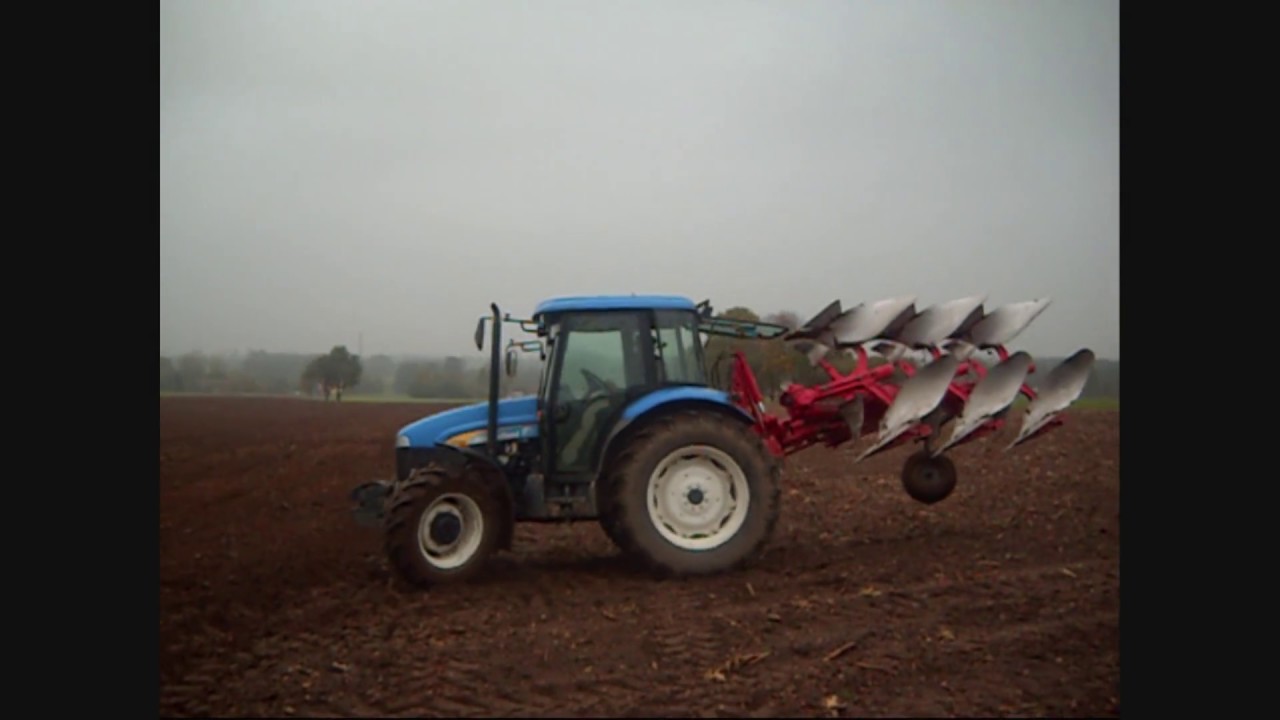 Zimowa Orka 2014 New Holland DT95D Oraz Pług KUHN MASTER 120