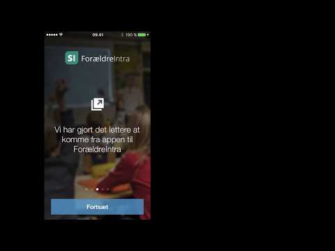 Sådan logger du ind på ForældreIntra-app'en - Dansk