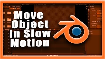 Blender Tutorial: How To Move Object In Slow Motion In Blender