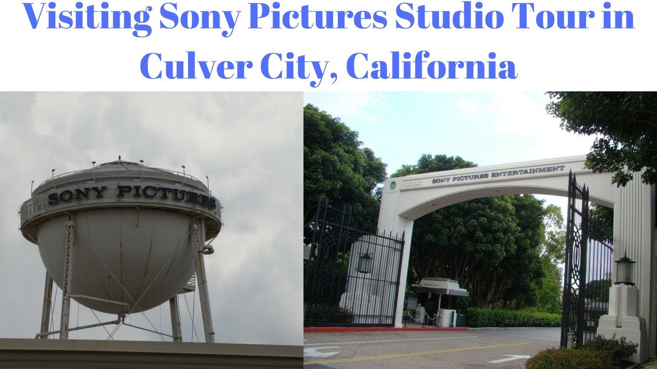 Visiting Sony Pictures Studios Tour in Culver City, California 