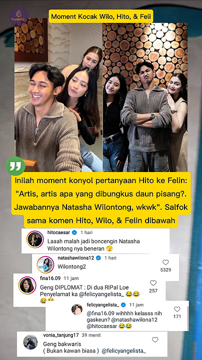 Natasha Wilona toyor Caesar Hito didepan Felin. #shortsfeed #natashawilona #caesarhito #artis