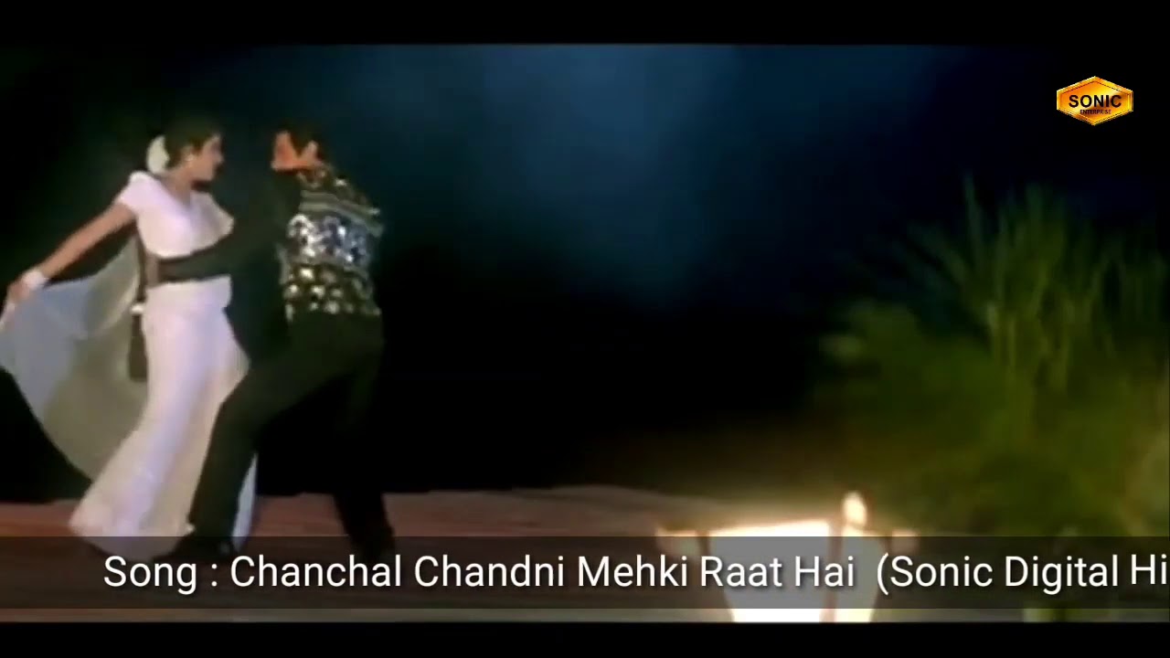 Chanchal Chandni Mehki Raat  Sonic Jhankar HD Jaan Se Pyara Abhijeet Kavita Krishnamurthy720P HD