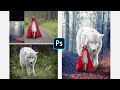 Big Wolf Fantasy Photo Manipulation Photoshop Tutorial