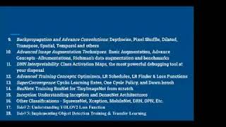 FDP Course in Advance Computer Vision By Pragyan AI School