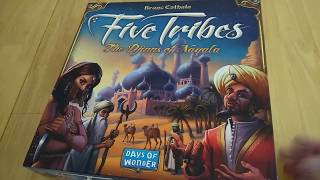 Five Tribes expansions plus weighing and review * Amass Games * modern classic board game HD Bruno