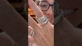 Making a wrap spoon ring! #spoonring #silverware #vintage #upcycle #diy