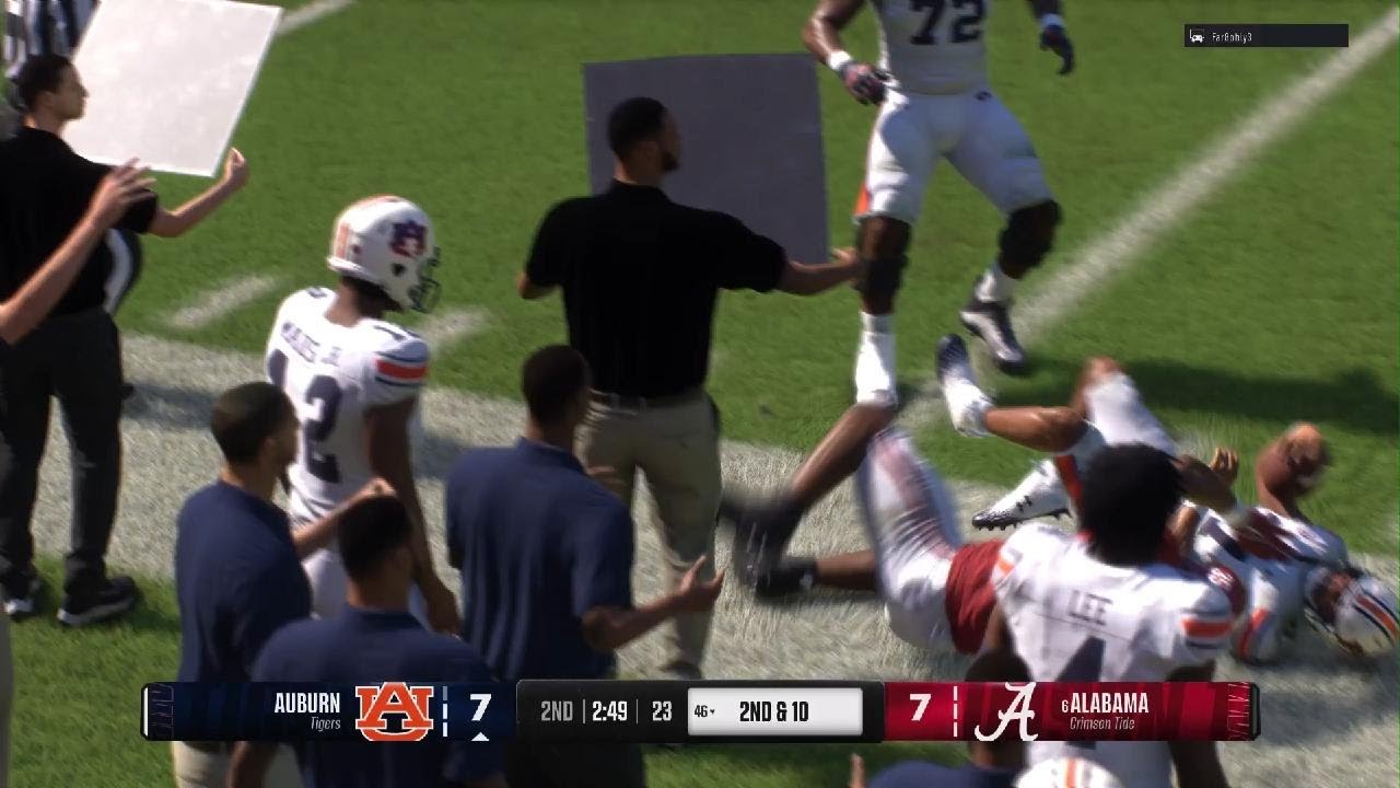 EA SPORTS College Football 25 Alabama vs Auburn - YouTube