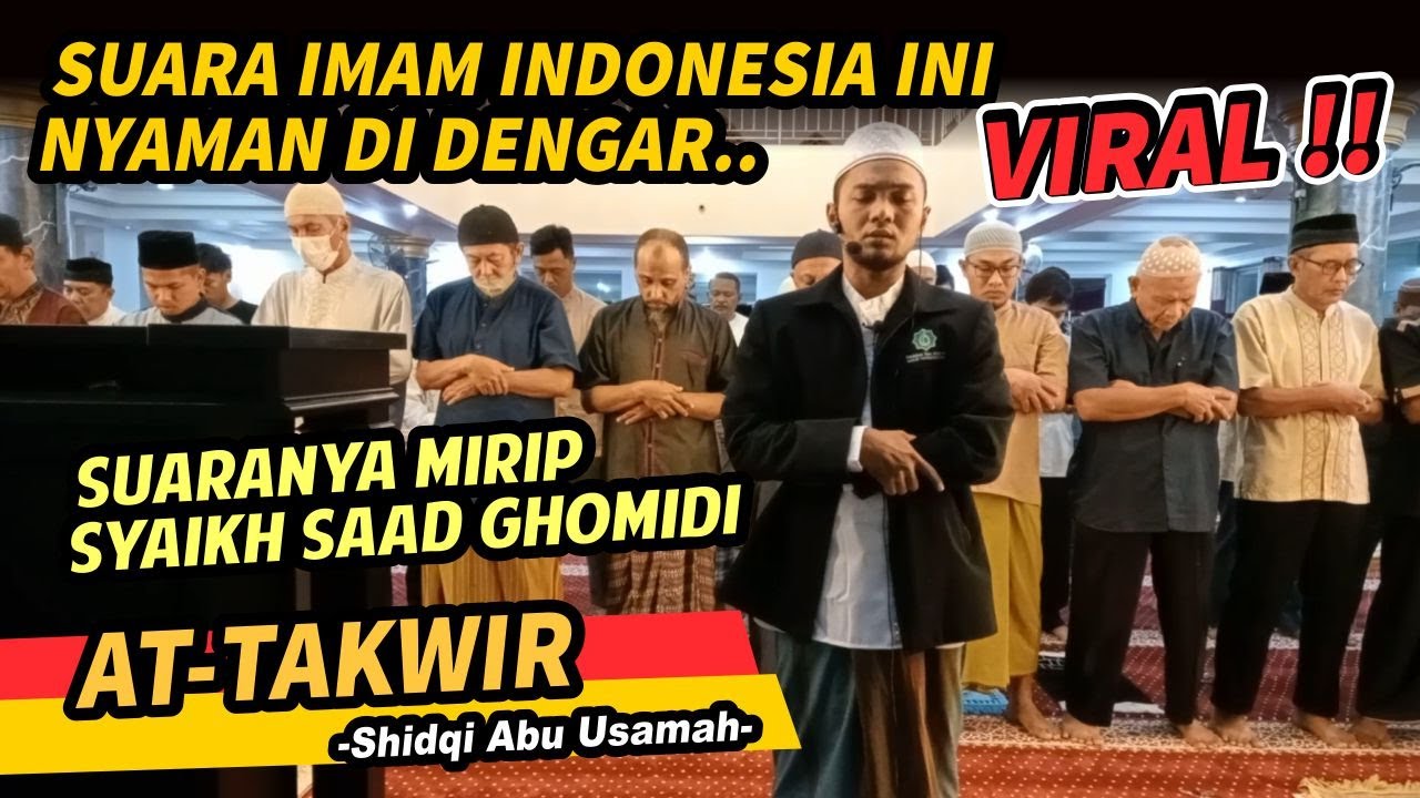 Dikira Imam Timur Tengah! Bacaan Surah At-Takwir dengan irama Rost merdu - Shidqi Abu Usamah