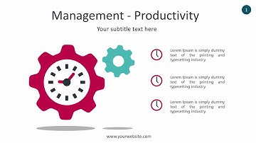 Management Infographic - Animated PowerPoint Template