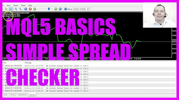 LEARN MQL5 TUTORIAL BASICS - 80 SimpleSpreadChecker