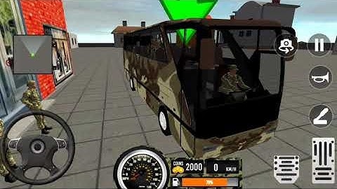 Army Bus Driver 2021:Real Military Coach Simulator‏ - Gameplay - Android games
